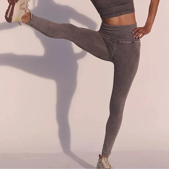 NEW Free People High-Rise 7/8 Length Good Karma Leggings, M/LG - Picture 4 of 14